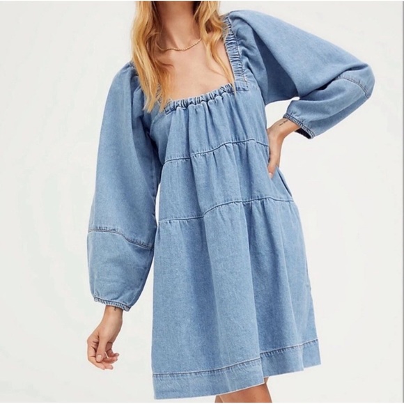 Free People Dresses & Skirts - Free People Lou Jean babydoll Dress